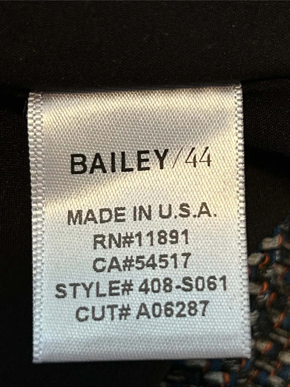 Bailey 44 Tweed Mini Skirt Faux Leather Trim Size XS